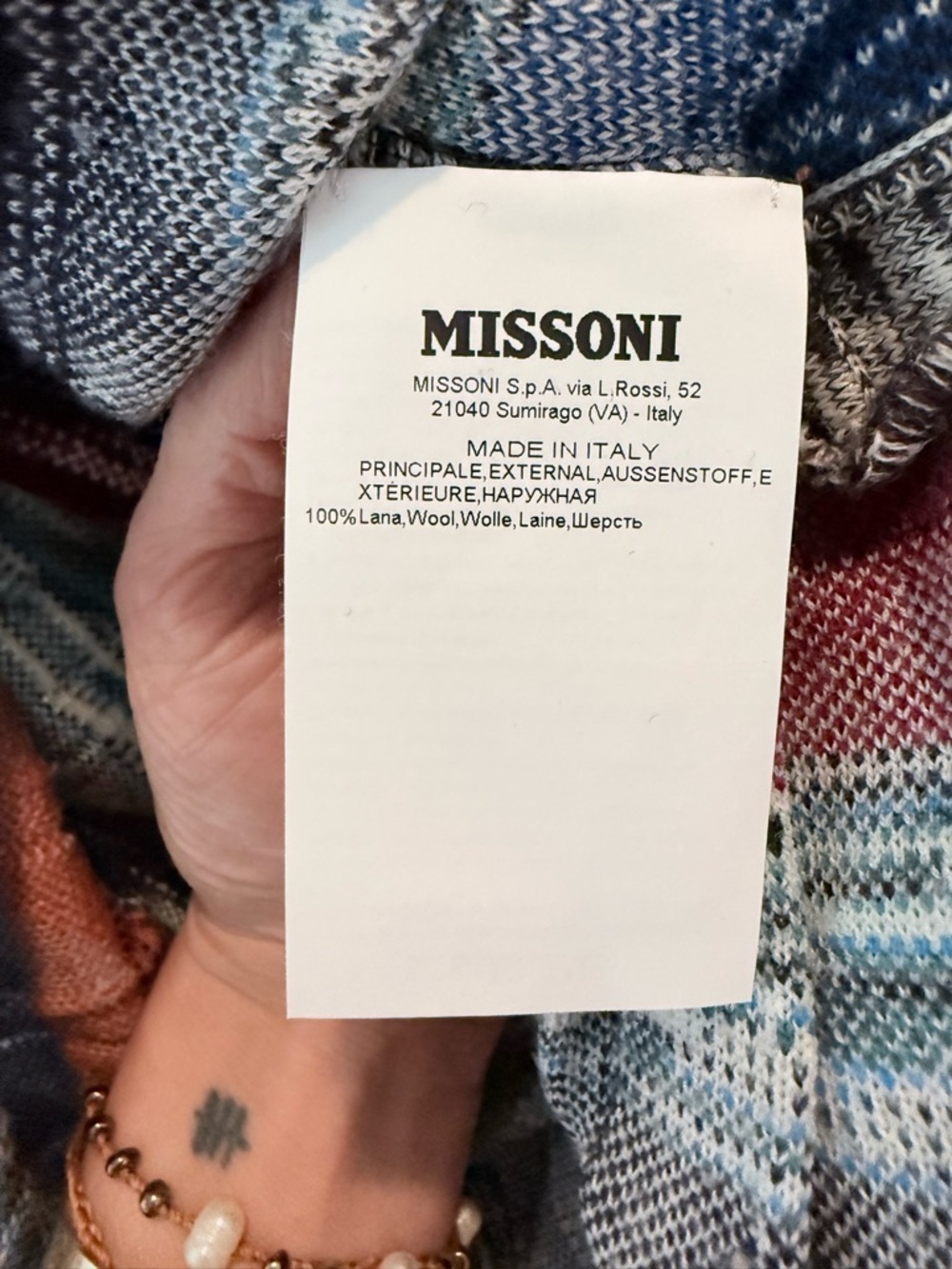 Missoni Zigzag Knit Polo Dress Style 1902MDG00380 Wool Made in Italy Size 38 / 2 - Picture 4 of 10